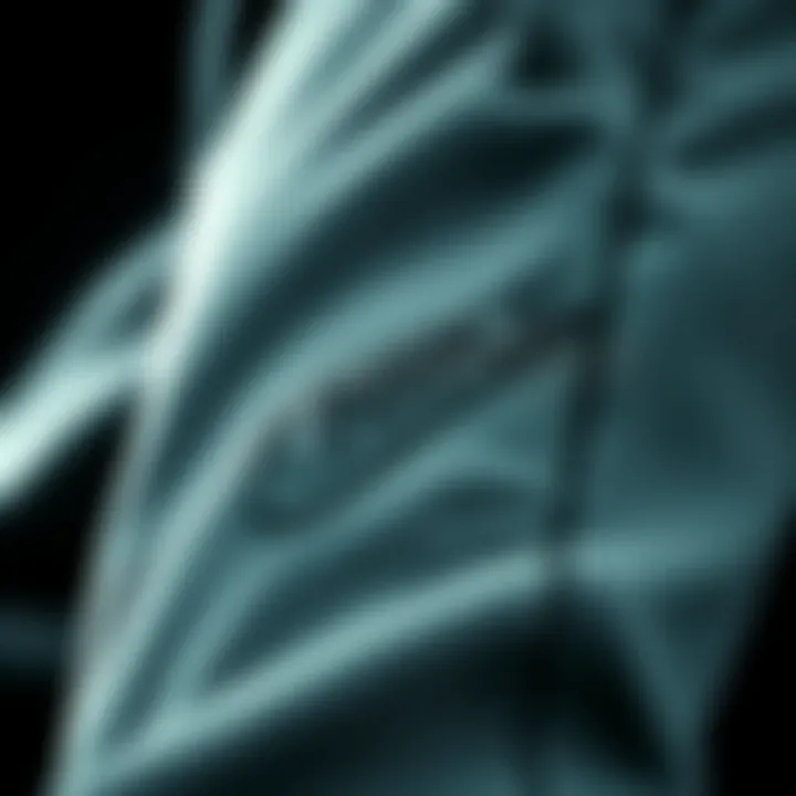 Close-up of Nike fleece trackpants showcasing fabric texture and design