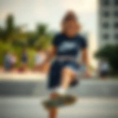 Women engaging in athletic activities while wearing Nike sweatshorts