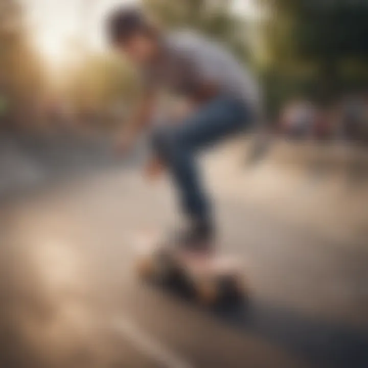 Skateboarders enjoying their time at a local skate park