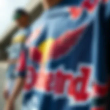 A close-up of a popular demand tee showcasing vibrant graphics