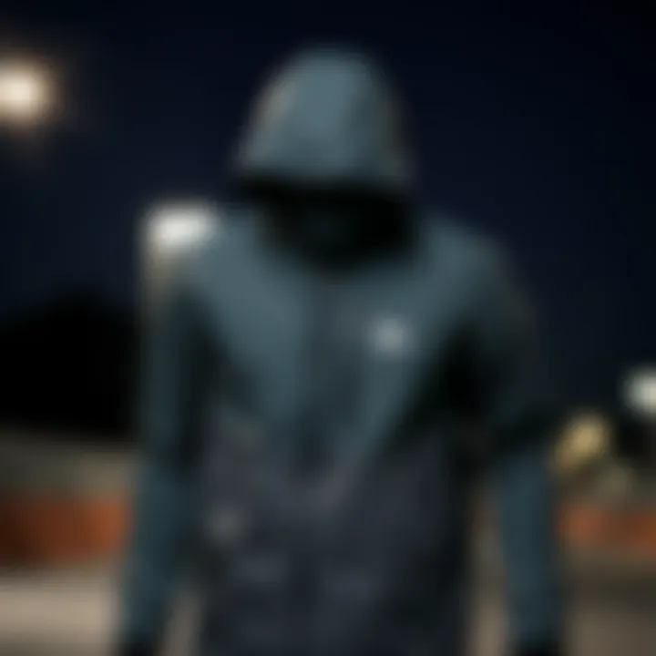 A sleek Quiksilver jacket showcasing advanced materials