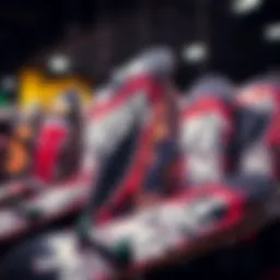 Dynamic display of rage-themed skateboard shirts