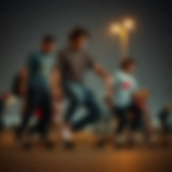 Historical evolution of skateboarding fashion