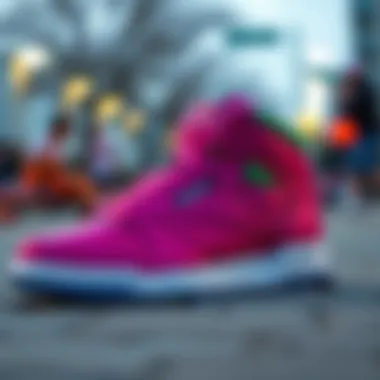 A vibrant display of colorways available for the Reebok BB4500 Mid, showcasing styling options