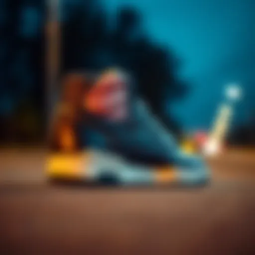 Iconic silhouette of the Reebok BB4500 Mid showcasing its unique design features