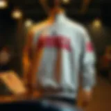 Stylish display of the Russell Athletics Crewneck showcasing its design