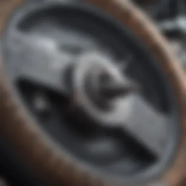 Close-up view of Spitfire wheels showcasing unique designs.