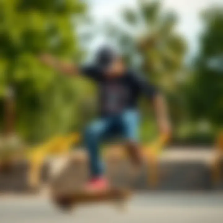 Sustainable graphic tees in modern skate fashion