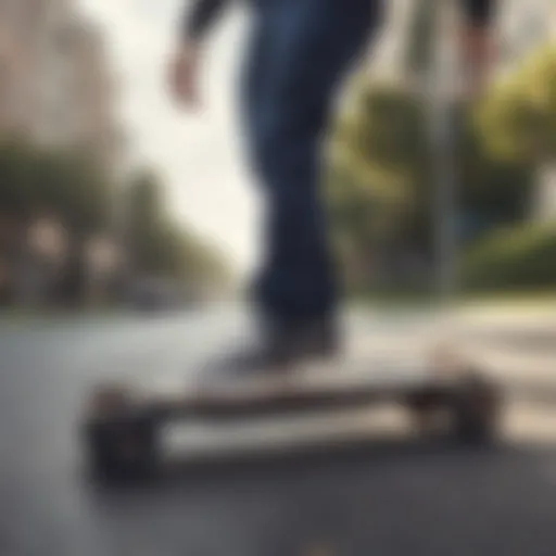 Sleek design of the Swagboard NextGen Electric Skateboard