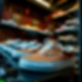 Historical Vans footwear display