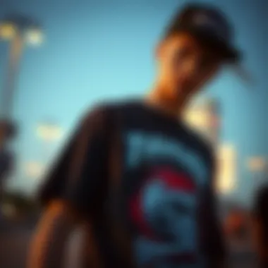 Thrasher shirt design showcasing unique graphics