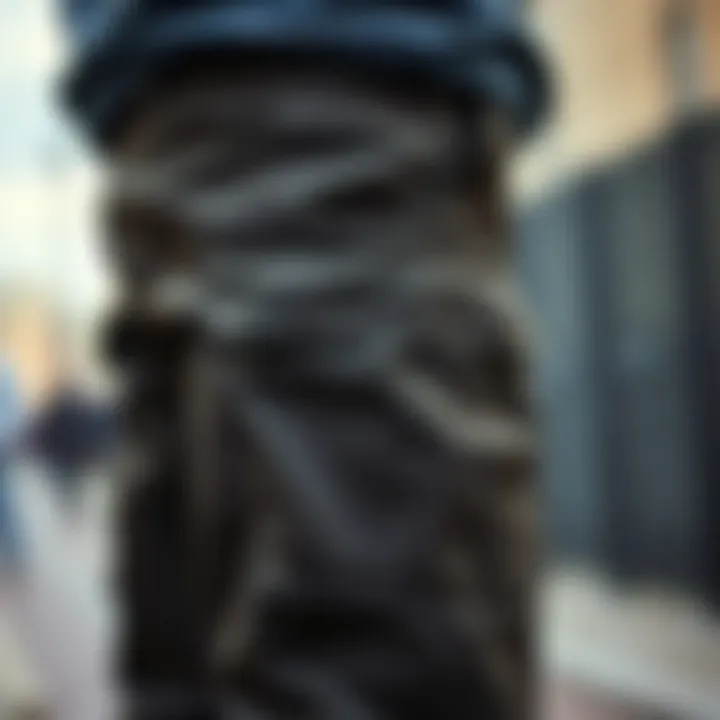 Unique Pocket Design of Tripp Cargo Pants Tripp cargo pants showcasing unique pocket design