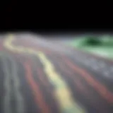 Close-up of high-quality grip tape texture