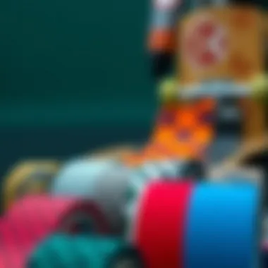 Variety of grip tape designs and colors