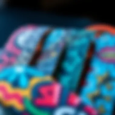 Variety of grip tape designs showcasing aesthetic options