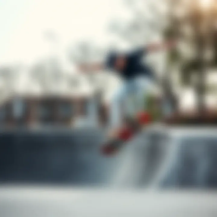 A skater performing tricks on a 2ft quarter pipe, showcasing dynamic movement and technique.