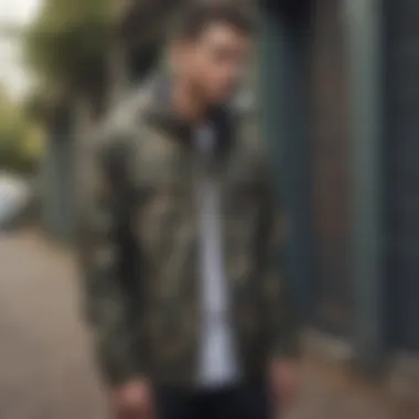 Styling the Vans Camo Windbreaker with everyday casual attire