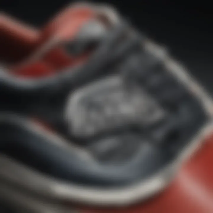 Close-up of Vans logo on a sneaker