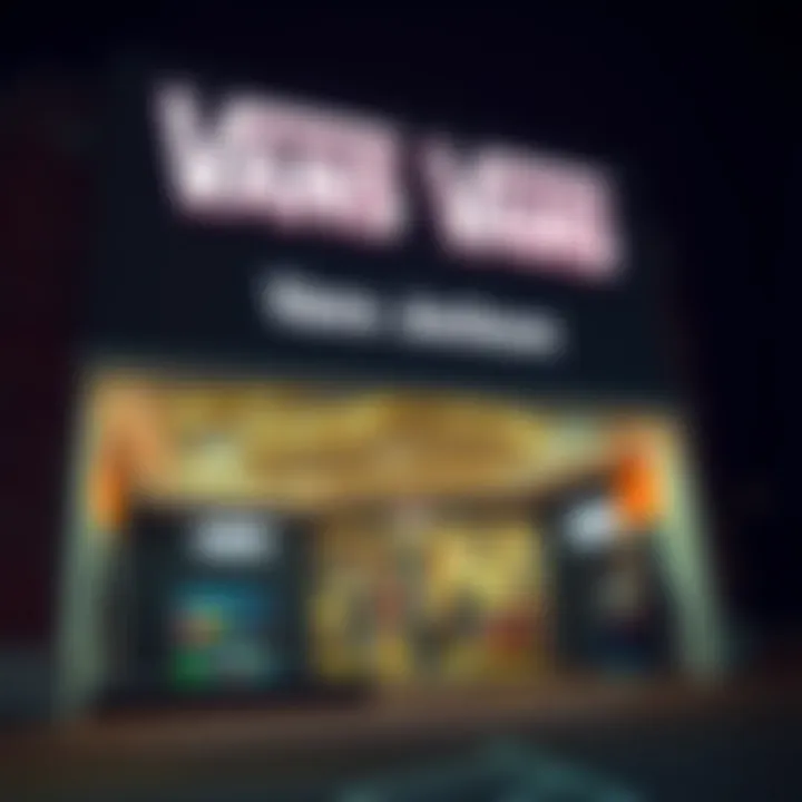 Vans Jackson outlet storefront showcasing iconic branding