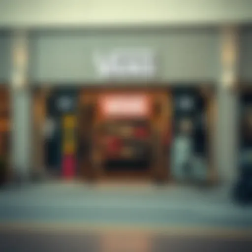 Vans storefront at Ocean County Mall showcasing skate culture.