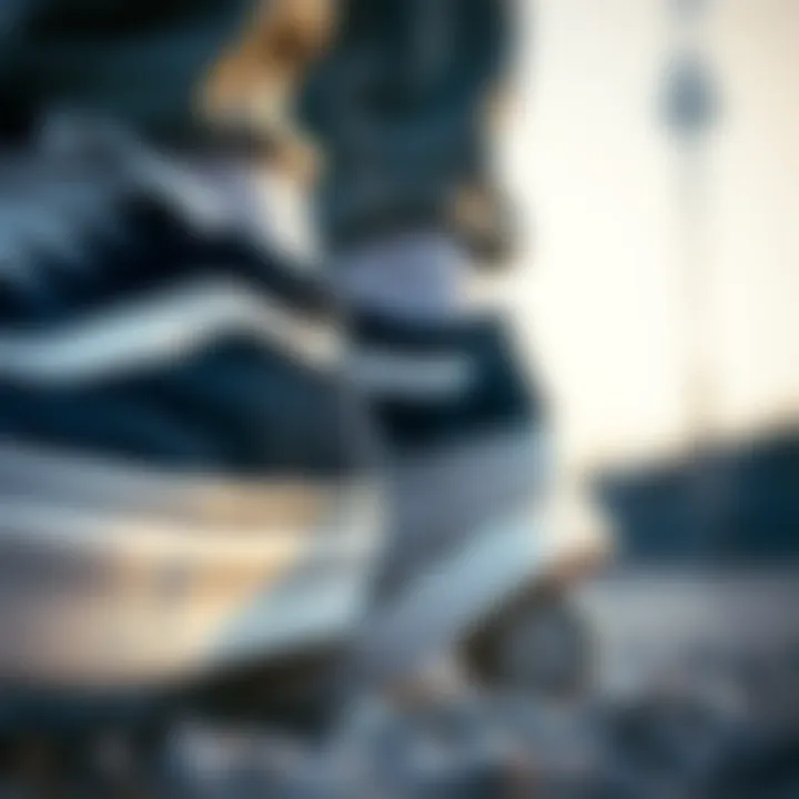 Close-up of the cushioning technology in Vans Old Skool ComfyCush