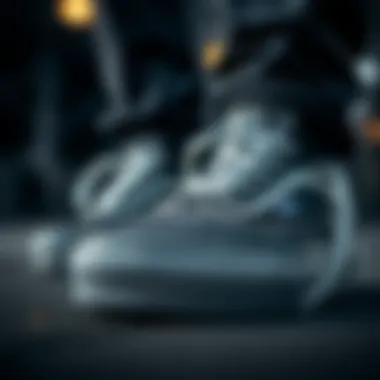 Detailed view of Vans shoes showing their unique technical features